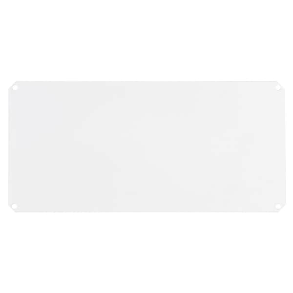 Center Sub-Plate, 4 Gang, Steel, Blank Cover Type